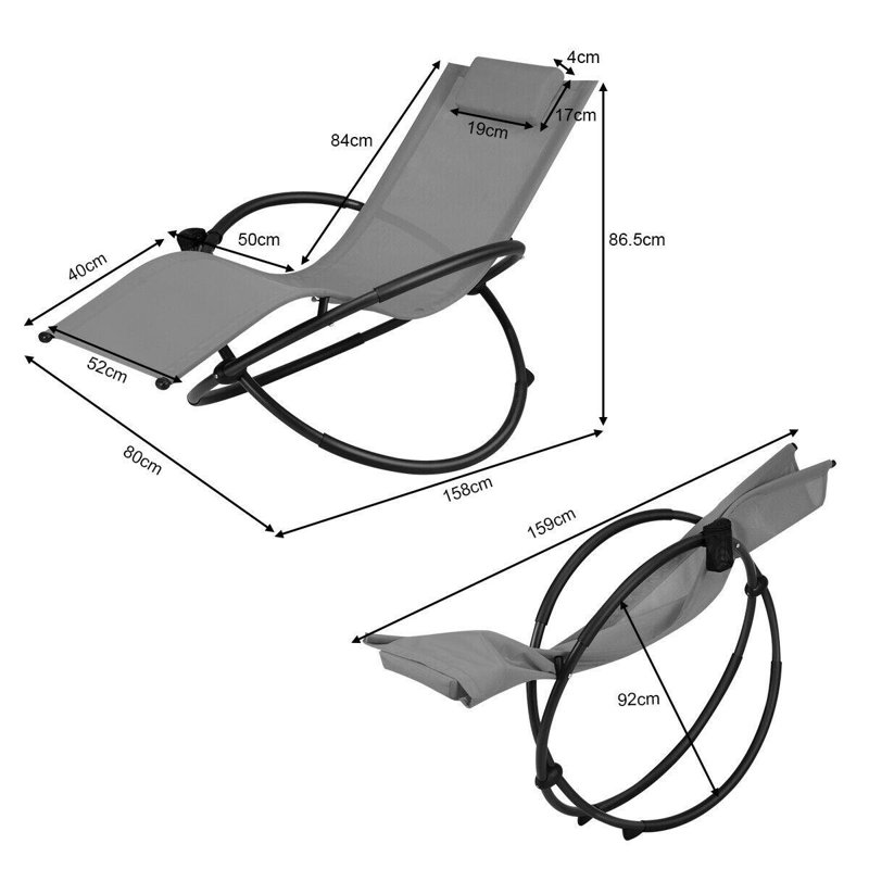 Turcotte 158cm Long Single Chaise with Cushions