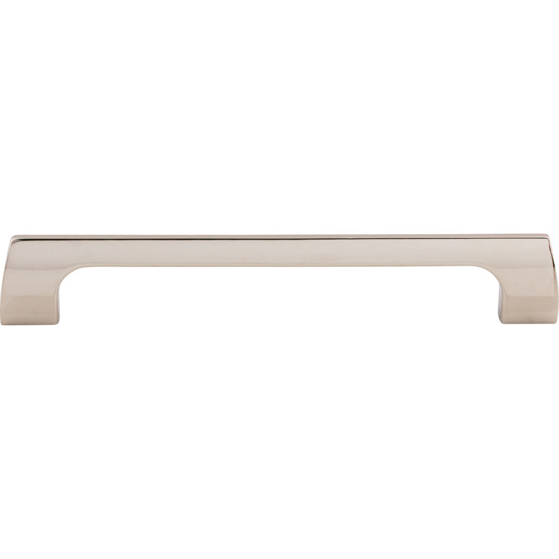 Holland 12" Center to Center Bar pull, Polished Nickel, 6 5/16" Center to Center