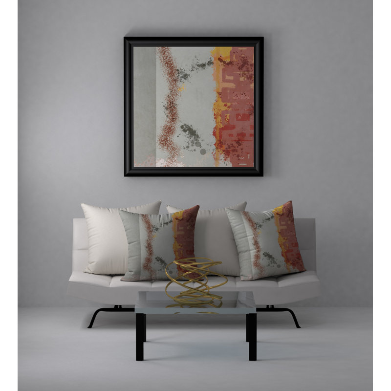 Reversible Throw Pillow, 24" x 24"