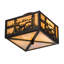 Rustic Lodge 2 - Light Flush Mount