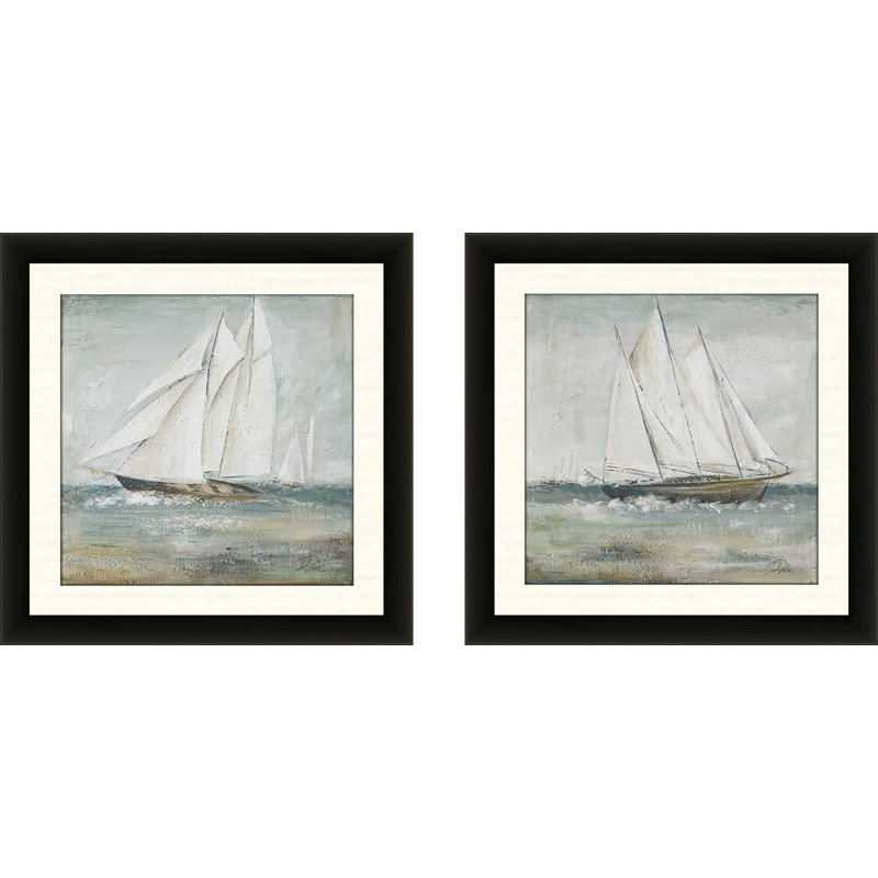 «Cape Cod Saililier I», impression sous verre