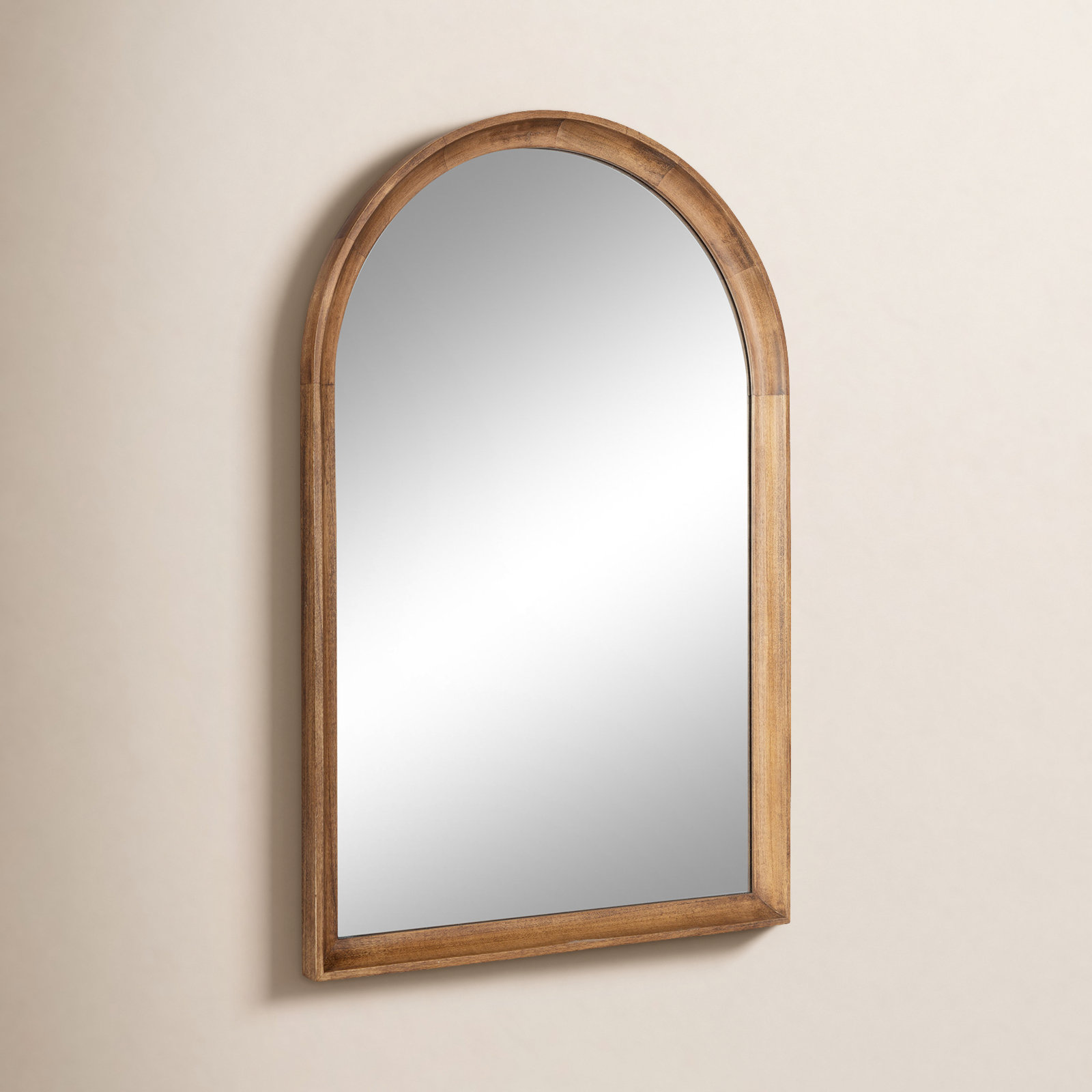 Branwell Wood Mirror, Rustic Brown, 36" x 24"