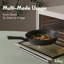 Ensemble de casseroles et poêles, batterie de cuisine antiadhésive 14 pièces, ensemble de cuisine de cuisine à induction en granit blanc avec poêles à frire et casseroles sans SPFO (noir)-101419857