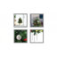Arbre de Noël artificiel pin vert 2 pi avec 24 lumières claires et blanches