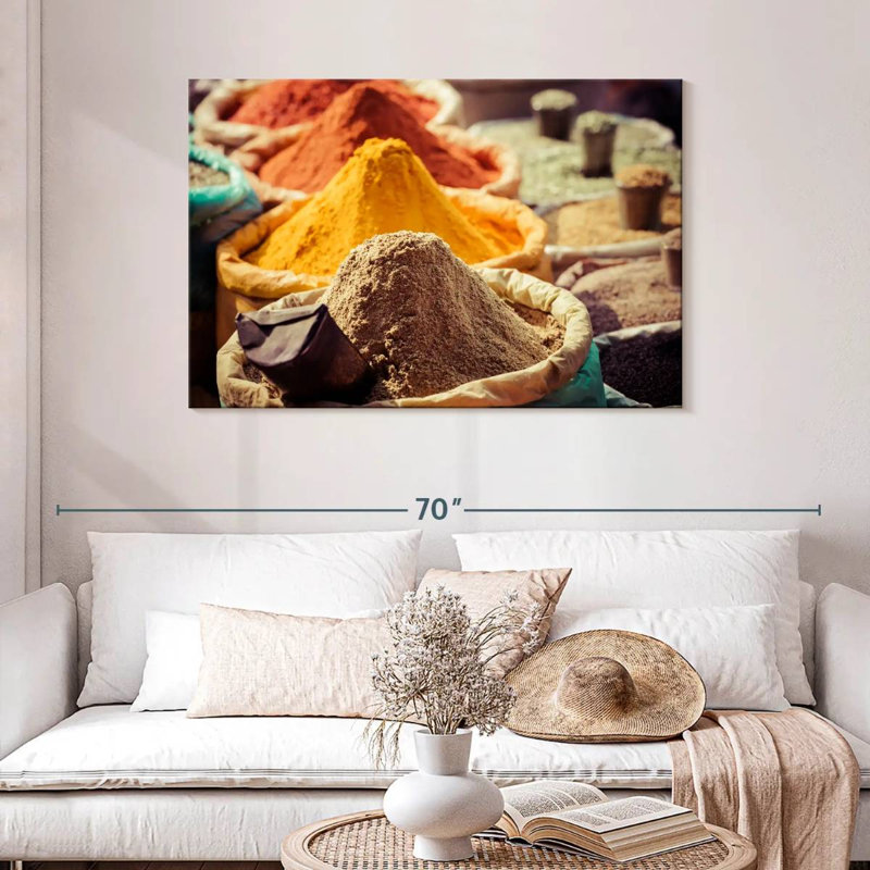 Yarlin Indian Spice Market, 30" H x 45" W