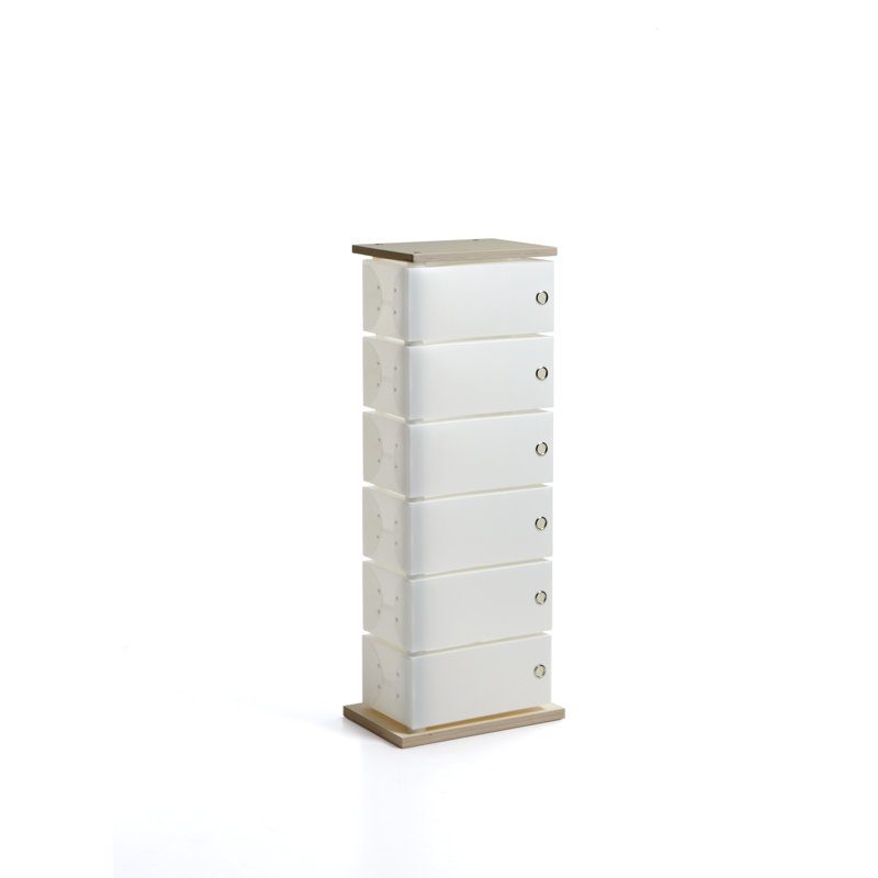 Fluida 6 Pair Shoe Storage Cabinet