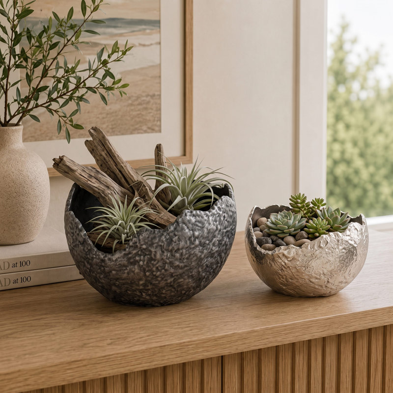 Terra Aluminum Decorative Bowl