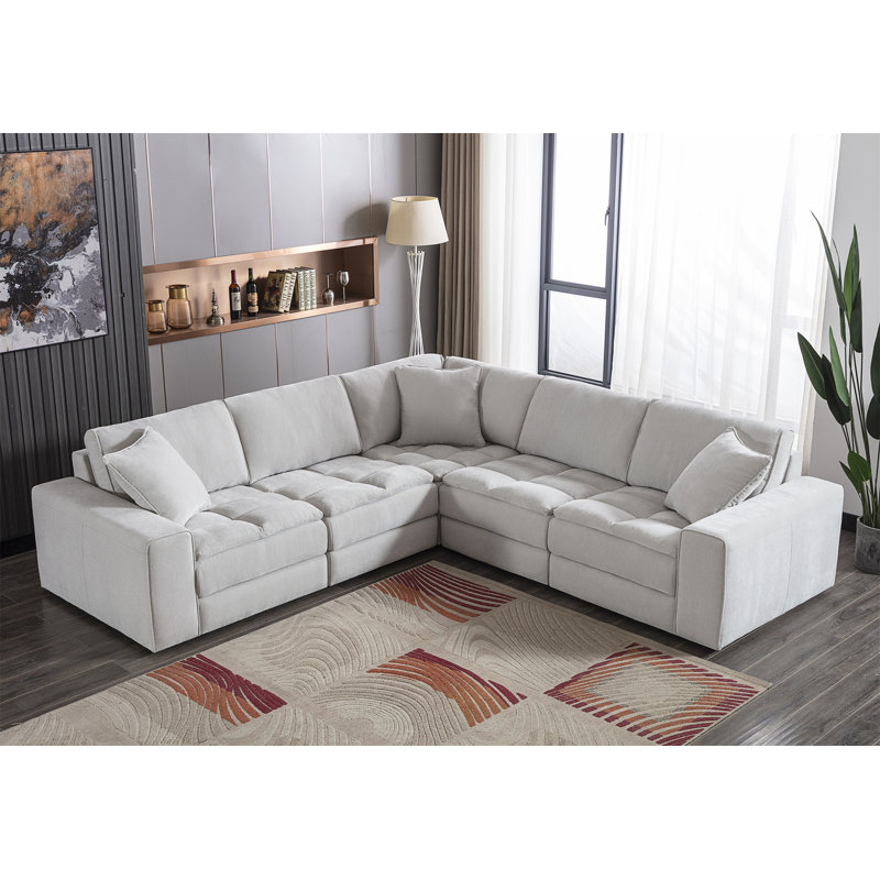 Canapé modulaire breton 5 pièces