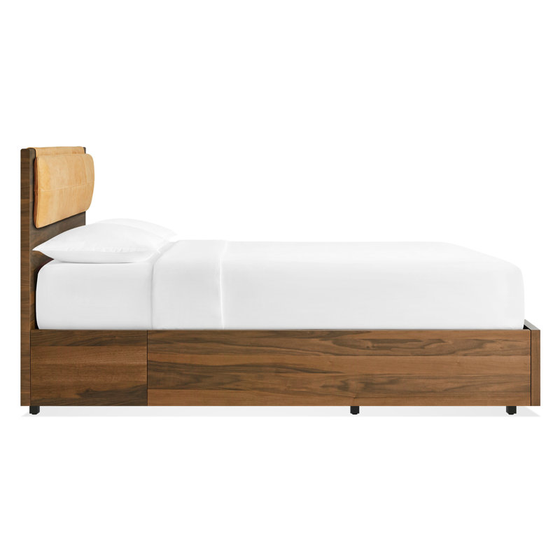 Homecoming Outdoor Bed, King, Camel Genuine Leather