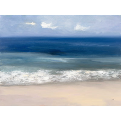 «Sand and Sea» par Julia Purinton - reproduction d'art sur toile tendue