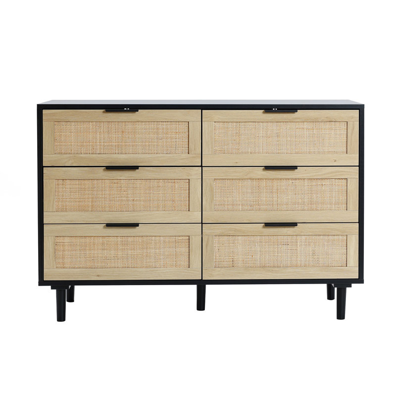 Azhar Rattan 6 - Drawer Dresser