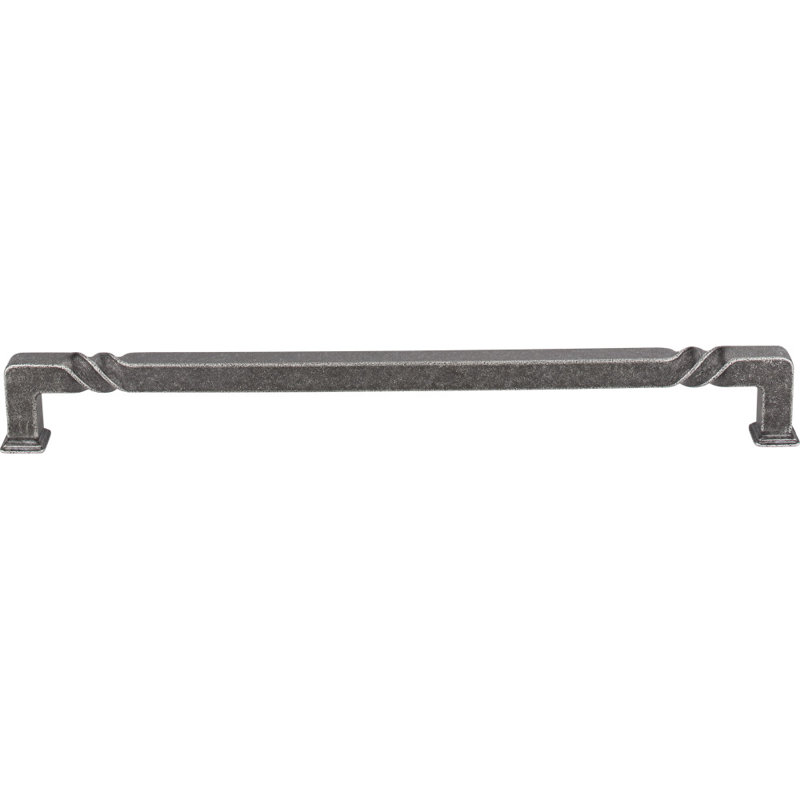 Tahoe Bar Pull, Distressed Antique Silver, 3 3/4"