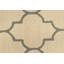 Tapis crème en laine touffeté à la main Trellis