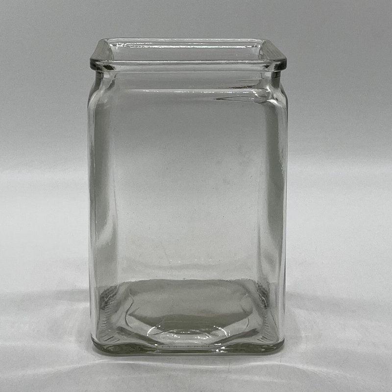 Vase de table en verre transparent 6 po