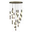 Lustre Ronda, 15 lumières, 32 po, laiton vieilli, albâtre-1065993453