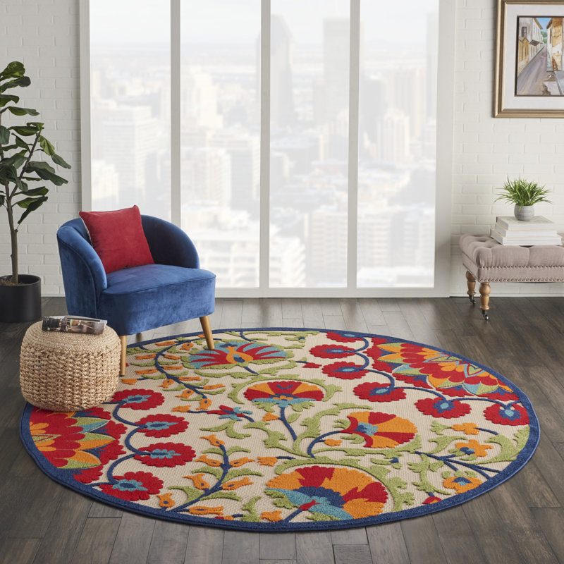 Tapis rouge Newton, Rond 7 pi 10 po
