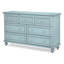 Commode 7 tiroirs Kolya - Finition bleue-1127998581