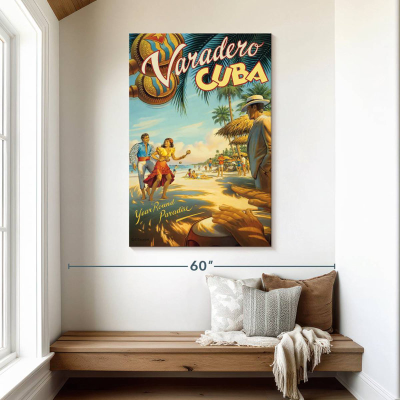 Gillard Varadero, Cuba, H 48 po x l 32 po