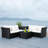 Wicker 4 - Person Patio Conversation Set with Cushions-286898252