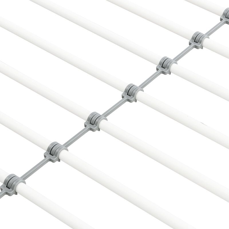 Lit superposé en métal blanc - choix de chambre à coucher moderne, configuration simple pour lit simple, construction en acier durable et stable, zone silencieuse, capacité de charge élevée, escalier sécuritaire