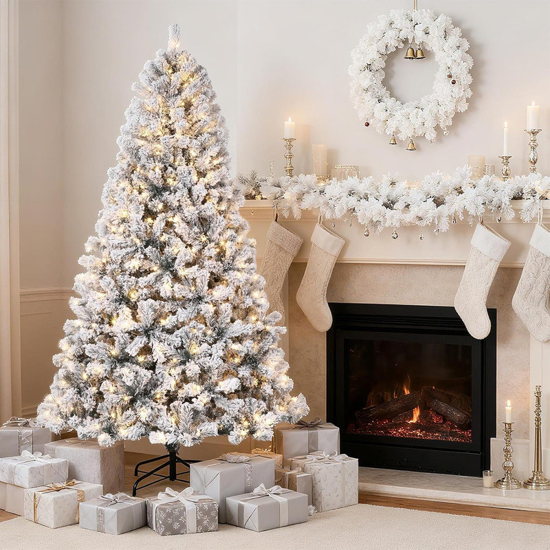 Lighted Artificial Christmas Tree, 127cm H 