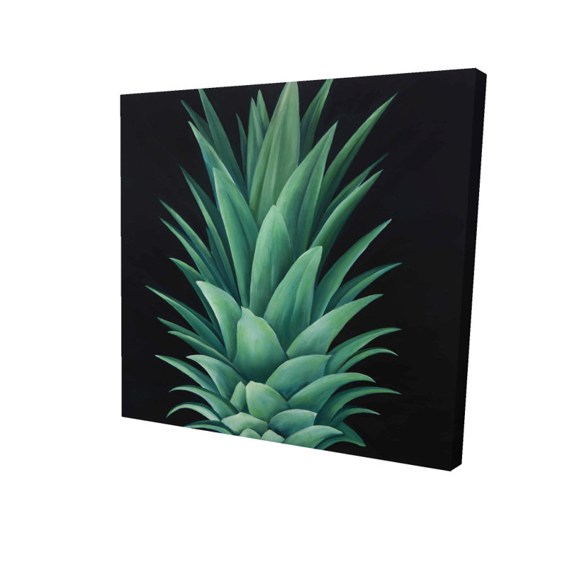 Feuilles d'ananas - Toile florale de cuisine pour la décoration intérieure