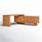 Leshawn Leshawn L-Shaped Wood Executive Desk-121778357