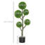 Arbre décoratif cyprès artificiel en pot, 43,3 pouces
