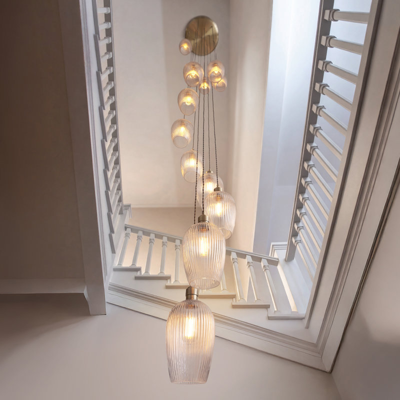 Alans 13 - Light Chandelier, Antique Brass
