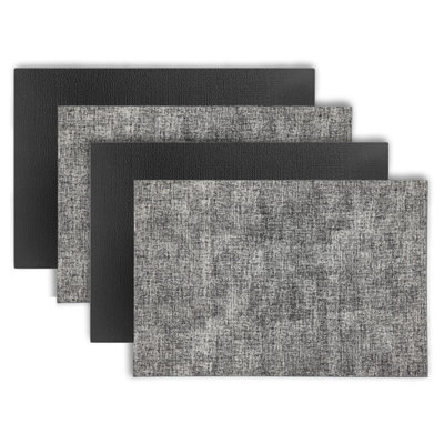 Placemats Set Of 4 12" X 18" Heat-Resistant Table Mats For Dining Table Set For 4 Kitchen & Dining Room Decor Farmhouse, Boho, & Modern Style Easy To Clean, Durable & Stylish Table Decor