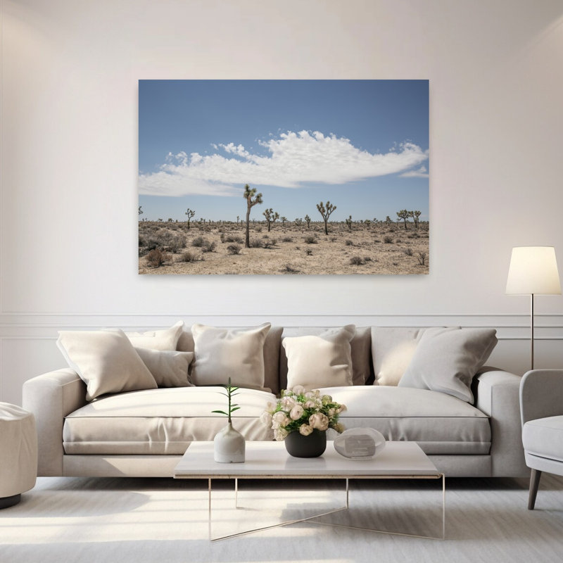 Art contemporain, paysage serein, tranquille, paysage abstrait, H 40 po x l 60 po