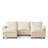 110" Modular Sectional Sofa With Ottomans, U Shaped 5-Seat Comfy Cloud Couches With Deep Seat, Beige-1015998262-1015294799