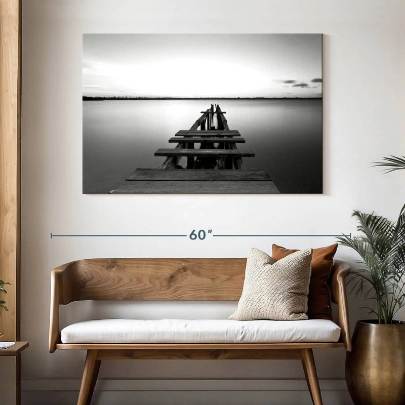 Old pier Aletra, H 32 po x l 48 po