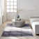Abstract Machine Washable Polyester/Cotton Area Rug in Cream/Ivory