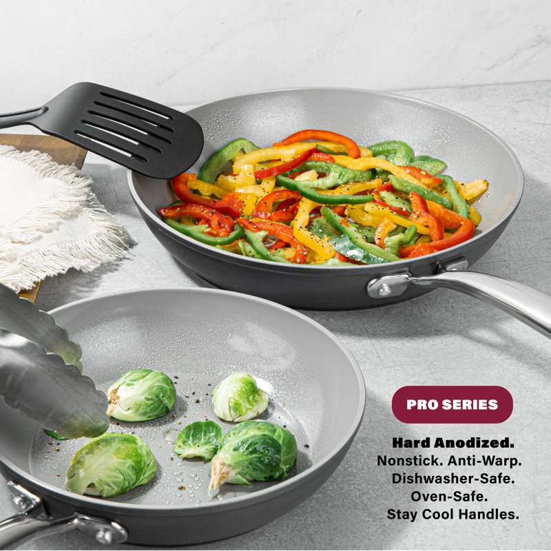 Granitestone Pro Hard Anodized 13 Piece Nonstick Cookware Set with Utensils, Oven & Dishwasher Safe