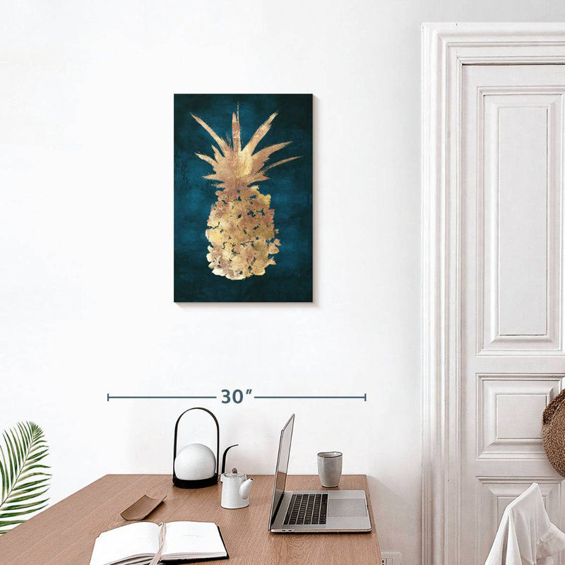 Yarlin Golden Night Pineapple, 24" H x 16" W