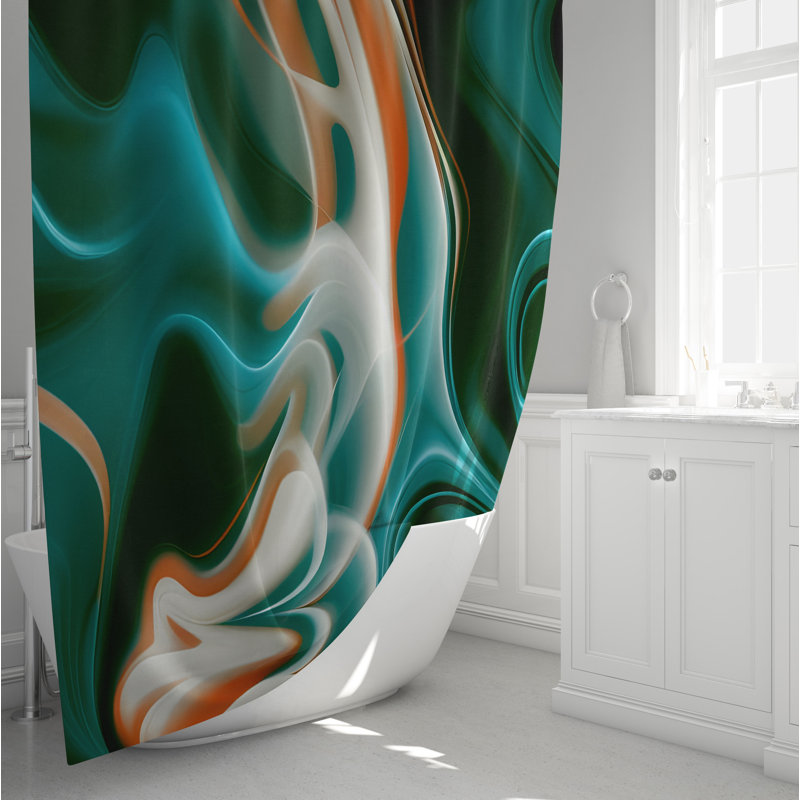 Rideau de douche Fulshear, H 72 po x l 70 po