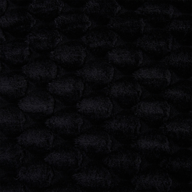 Canapé modulaire modulaire de 137,8 po sans os rembourré pour le salon, Polyester noir