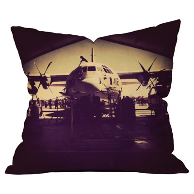 Coussin décoratif d’extérieur journée de style militaire ballack art house