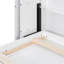Lit escamotable rotatif avec armoire murale cachée, 2 tablettes latérales à 3 niveaux, bureau convertible, lit mural multifonctionnel peu encombrant-1971664273