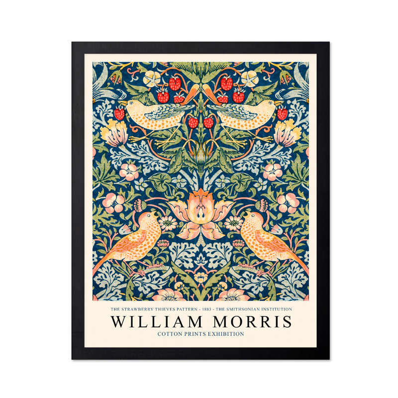 William Morris - Voleur de fraises n ° 1, Sans cadre, Affiche, H 24 po x l 32 po