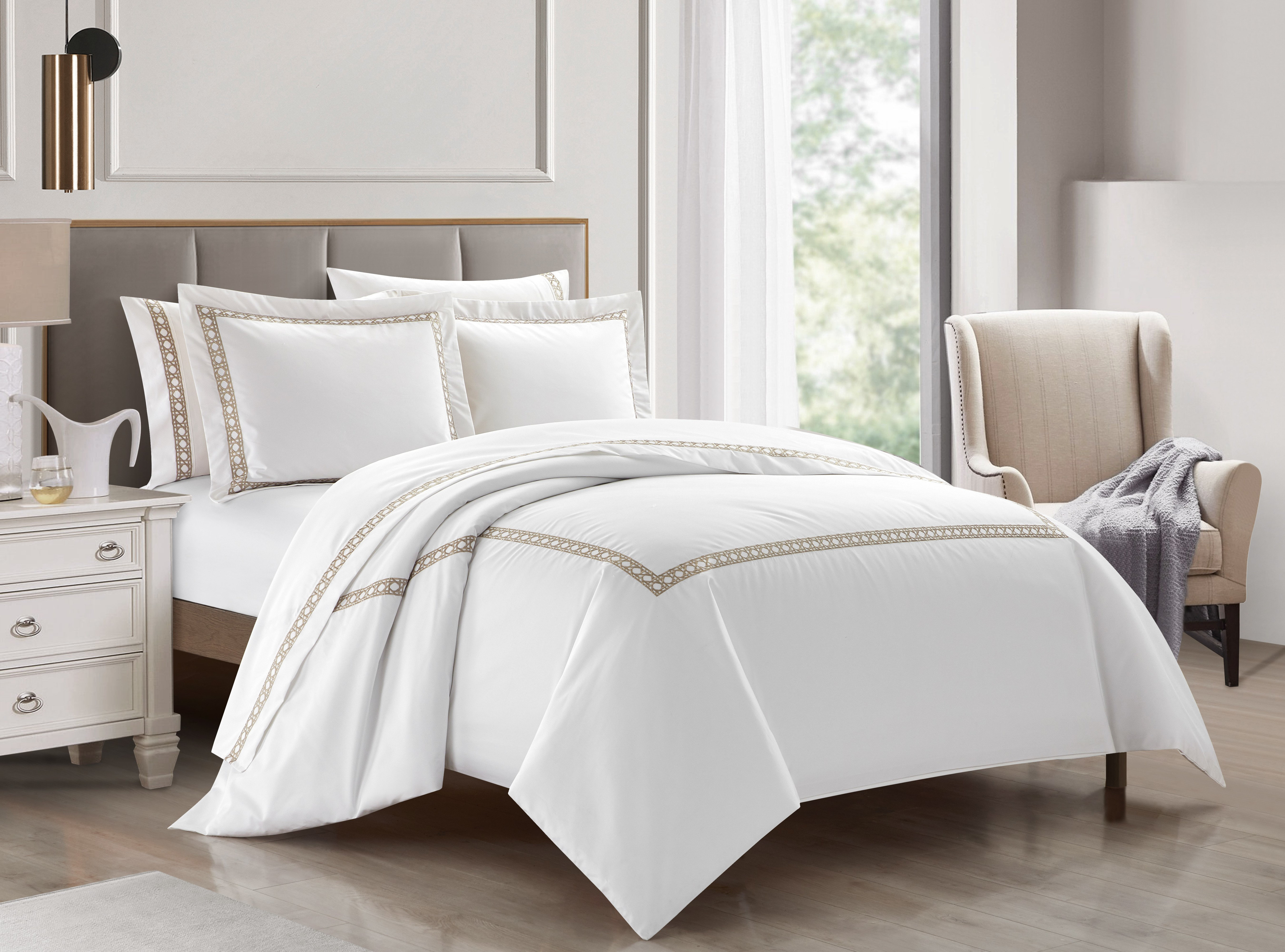 220 Thread Count Pillow Hotel Collection by Cozy Classics - White