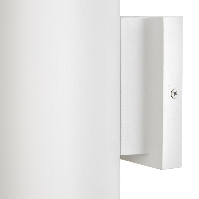 Hinkley Silo Large Up/Down Wall Mount Lantern, Textured White