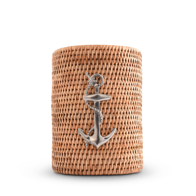 Porte-ustensiles en rotin Anchor