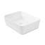 Lavabo de salle de bain vasque rectangulaire en céramique blanche 19 po x 14 po ANDVIN