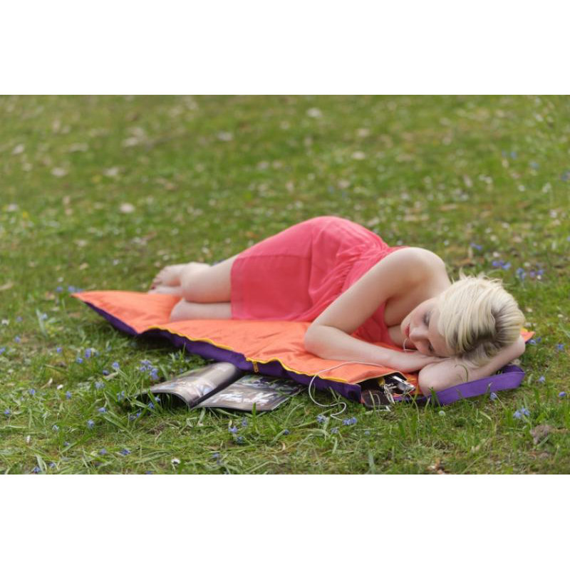 Hhooboz Garden Chair Cushion, Purple and orange