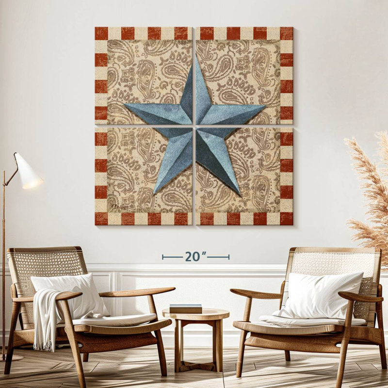 Étoile de grange Kerner Americana II, H 57 po x l 57 po