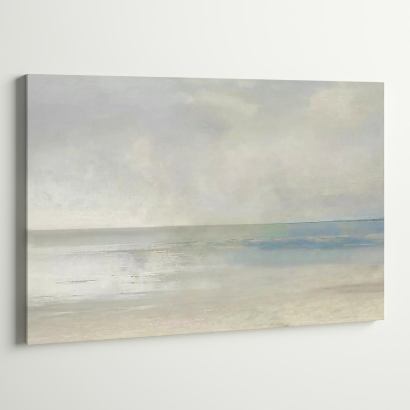 «Pastel Seascape III» par Christy Mckee - Toile tendue avec châssis sur toile tendue, H 40 po x l 60 po, Toile tendue
