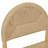 19.75'' H Fabric Upholstered Metal Armchair