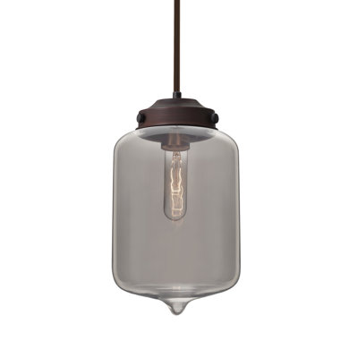 Luminaire à pot simple 1 lumières Cargan